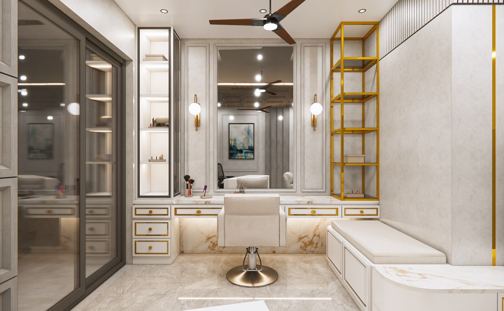 Palam Vihar Residence — Apartment interior in Palam Vihar, Gurgaon by Interior Home Expert